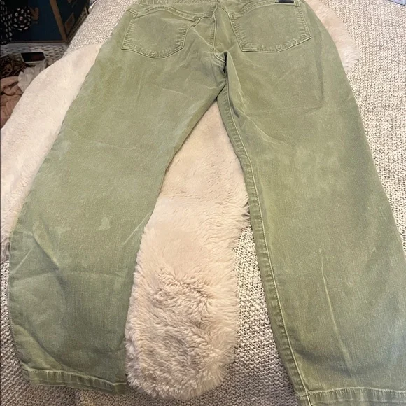 7 for all Mankind Light Olive Green Jogger Slim Fit Jeans Sz 29 - Picture 16 of 16